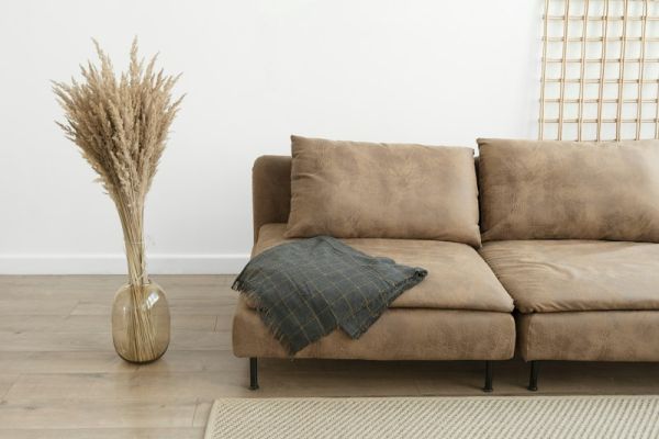 Upholstered 3-Seat Sofa — Contract-Grade Fabric